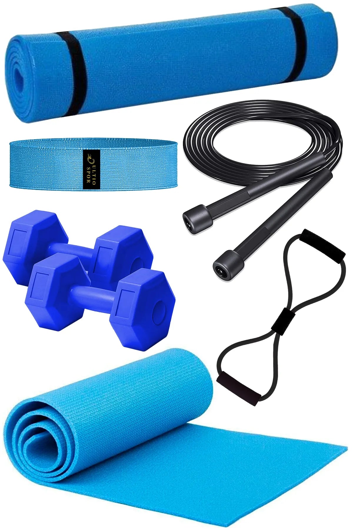 5 Parça Pilates ve Egzersiz Seti