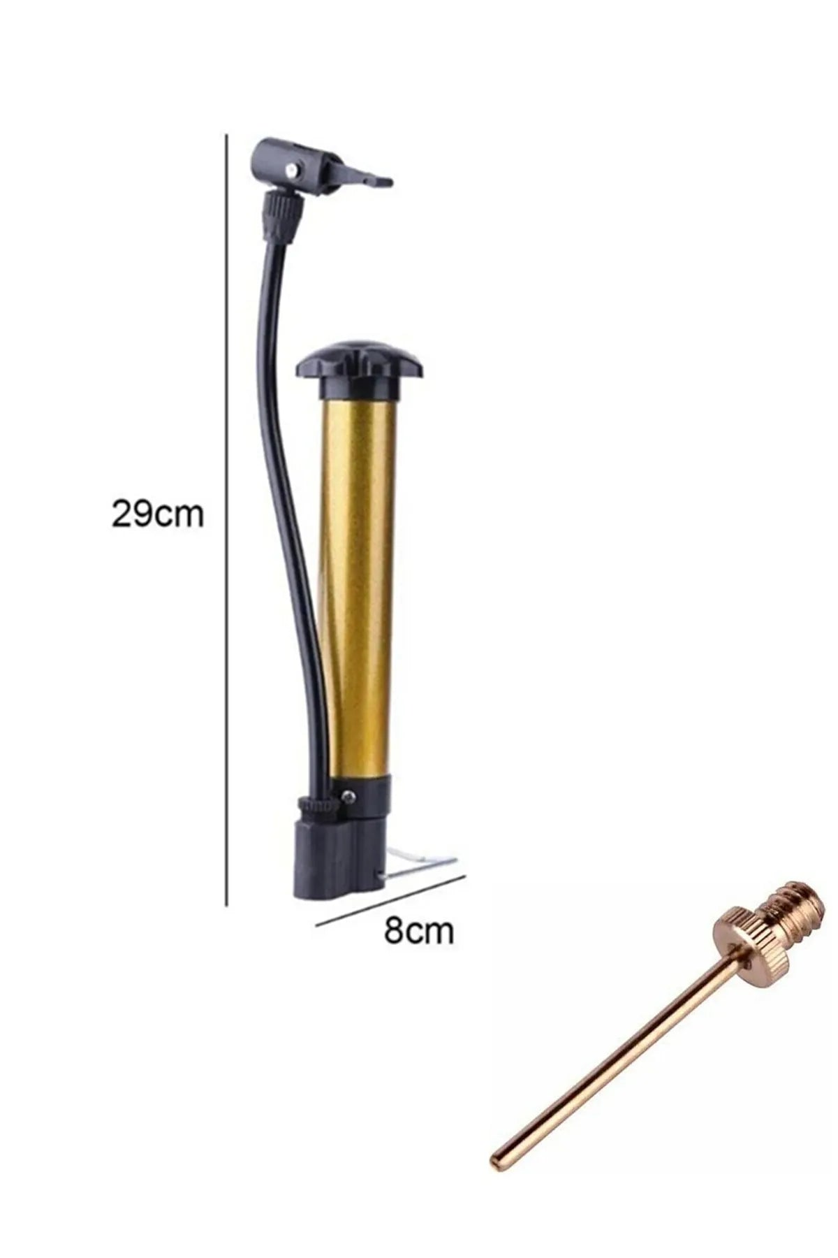 Çok Amaçlı El Pompası – Bisiklet, Top, Lastik ve Hava Şişirme Aparatı